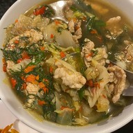 เมนูของร้าน ร้านลาบเพชรบูรณ์ วัดทิพพาวาส