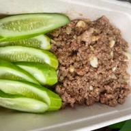 ย่างหมูกะเนื้อ (บางโปรง) บางโปรง