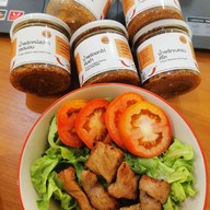 ครัวบีเวล ข้าวหมูทอด