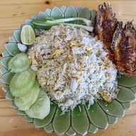 เมนูของร้าน ข้าวผัดปู ป.เป็ด