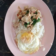 ฮาซันราดหน้ายอดผัก(เนื้อหมัก)