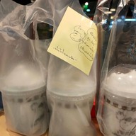 ปั่นโป๋ มะพร้าวเผานมสด หน้าตลาด The market เนินพลับหวาน