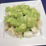 ปังปิ้งเนยฉ่ำ+โรตีสายไหมฟารีดา+โรตีทอดกรอบ+โอวัลตินภูเขาไฟ