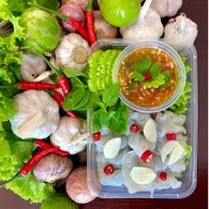 เมนูของร้าน บ่อบุญเจริญซีฟู้ด สาขามหาชัย