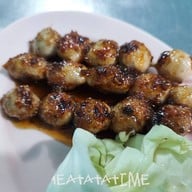 เมนูของร้าน ลูกชิ้นน้ำใสตาแก้ว ท่ายาง