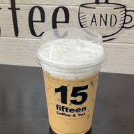 เมนูของร้าน Fifteen coffee ซอยอู่รถเมล์ สาย70