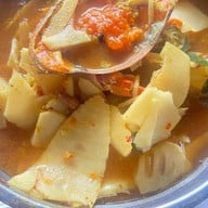 เมนูของร้าน ฉอยปูม้านึ่ง