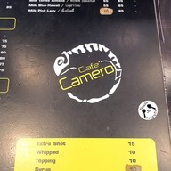เมนู Camero Cafe Specialty Coffee เดอะทรีบางบอน