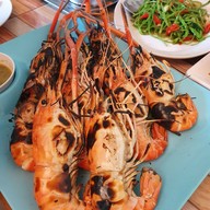 เมนูของร้าน ครัวกำนันสมบัติกุ้งเผาจานเด็ด นครปฐม