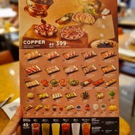 เมนู Sukishi Korean Charcoal Grill เซ็นทรัล ลาดพร้าว