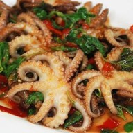 เมนูของร้าน ข้าวปลาแกะ น้ำพริกผัดกากหมู อาหารตามสั่ง by.มากินกัน สาขา1