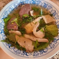 เมนูของร้าน โจ๊กหมู-ต้มเลือดหมู เจ้าเก่าดวงกมล