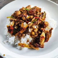 เมนูของร้าน ลุงเปี๊ยกข้าวผัดปู