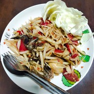 เมนูของร้าน 🍽ตามสั่ง หมูตุ๋น หมูสับ ลูกชิ้นทอด🐷@ ณ หัวมุม