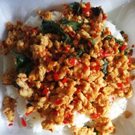 เมนูของร้าน ใต้หล้าเลิศรส(กะเพรา/อาหารตามสั่ง/ยำ/รับทำข้าวกล่อง/เครื่องดื่ม/ชาเย็น)