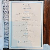 เมนู ALATi Siam Kempinski Hotel Bangkok