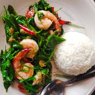 เมนูของร้าน ก๋วยเตี๋ยวต้มยำผักหวานบ้านเรือนไม้ เมืองปทุมธานี