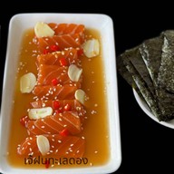 เจ้ฝน ทะเลดอง ( กุ้งดองซีอิ้ว แซลม่อนดองซีอิ้ว )