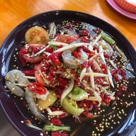 เมนูของร้าน แว้ส้มตำ