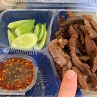 เมนูของร้าน เนื้อนัวเนีย บ้านสวน ชลบุรี