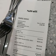 เมนู Paris Mikki เซ็นทรัลเวิลด์