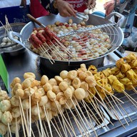 เมนูของร้าน ร้านป้านิด ลูกชิ้นยืนกิน