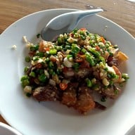 เมนูของร้าน บ้านก้องครัวริมน้ำ
