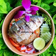 เมนูของร้าน บ้านข้าวแกงป้าแดง