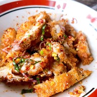 หมู-ตก-มัน ข้าวหมูทอด