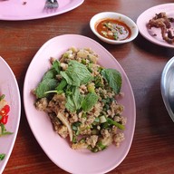 เมนูของร้าน สีก้อยฟ้าว หนองใหญ่
