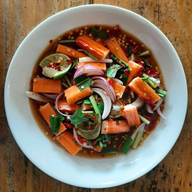 เมนูของร้าน ทะเลดอง ยำแซ่บ กระเพราบ้านแม่ ลาดกระบัง