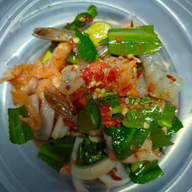 เมนูของร้าน ทะเลดอง ยำแซ่บ กระเพราบ้านแม่ ลาดกระบัง