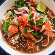 เมนูของร้าน ทะเลดอง ยำแซ่บ กระเพราบ้านแม่ ลาดกระบัง