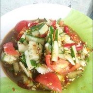 เมนูของร้าน ส้มตำเจ๊หมูตามสั่ง