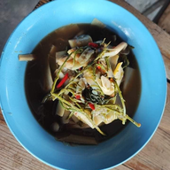 เมนูของร้าน ลาบอุบล&จิ้มจุ่ม (สาย5) ข้างปั๊มแก๊ส