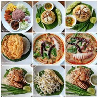 BUA Riverside ผัดไทย กุ้งแม่น้ำเผา