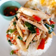 เมนูของร้าน แก้วกะเพราปู x DND CAFE -