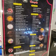 เมนู Freshy Crepe ( เฟรชชี่เครป ) เดอะสตรีทรัชดา