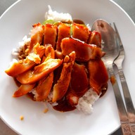 เมนูของร้าน เสริฐ ข้าวหมูแดง