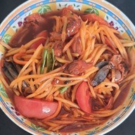 เมนูของร้าน ส้มตำคุณออด ปลายบาง