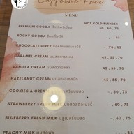 เมนู Niyham Cafe (นิยามคาเฟ่) ทวีวัฒนา