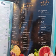 เมนู คาเฟ่ตกหมึกพัทยา Tako Trip