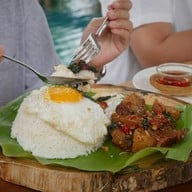 Bubble in the forest cafe