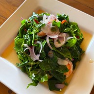 เมนูของร้าน ร้านข้าวใหม่ปลามันAmphawa -