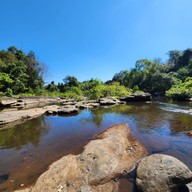 บรรยากาศ น้ำตกแก่งลำดวน