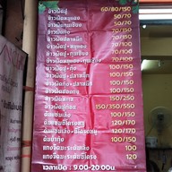 เมนู อากู๋ข้าวผัดปู ถนนจันทน์ (ไม่มีสาขา)