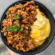 ตามสั่ง ไข่ข้น กะเพราไข่ข้น-ครัวเจ๊อินดี้ INDYLUNCH. Nawamin 111