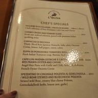 เมนู L'Oliva Ristorante Italiano & Wine Bar พร้อมพงษ์