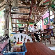 บรรยากาศ ข้าวขาวัว เตาถ่าน