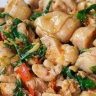 กระเพราไก่ ครัวน้องไทตั้น